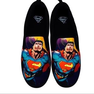 Mens Superman TM Skater Shoes Loafers Size 9